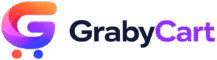 grabycart logo – shopping cart g icon with brand name